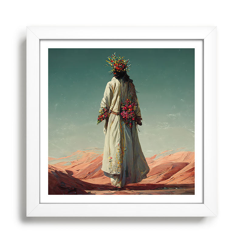 "Here He Comes" Framed Art Print