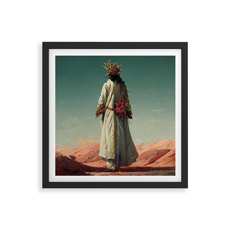 "Here He Comes" Framed Art Print