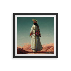 "Here He Comes" Framed Art Print
