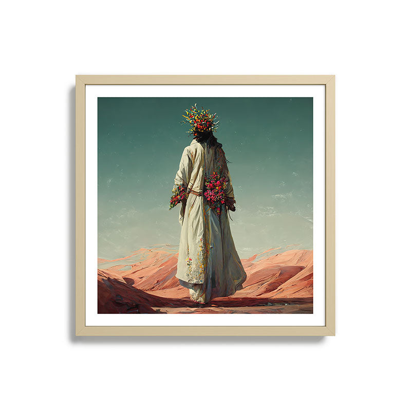 "Here He Comes" Framed Art Print