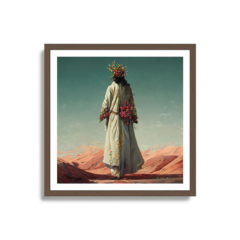 "Here He Comes" Framed Art Print