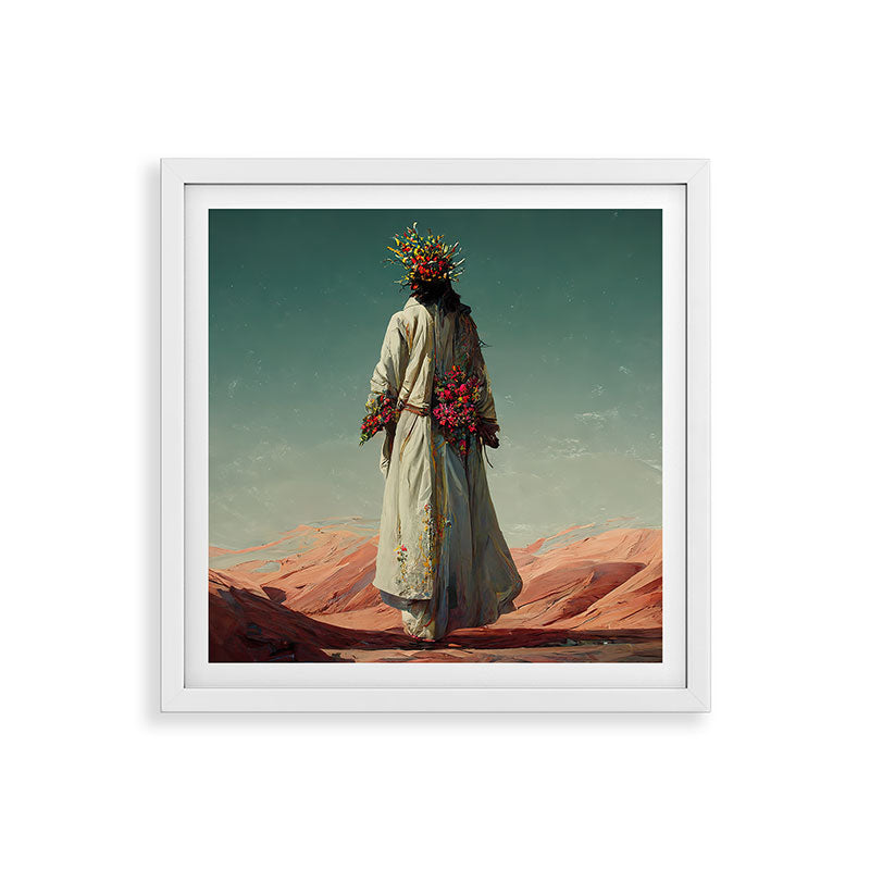 "Here He Comes" Framed Art Print