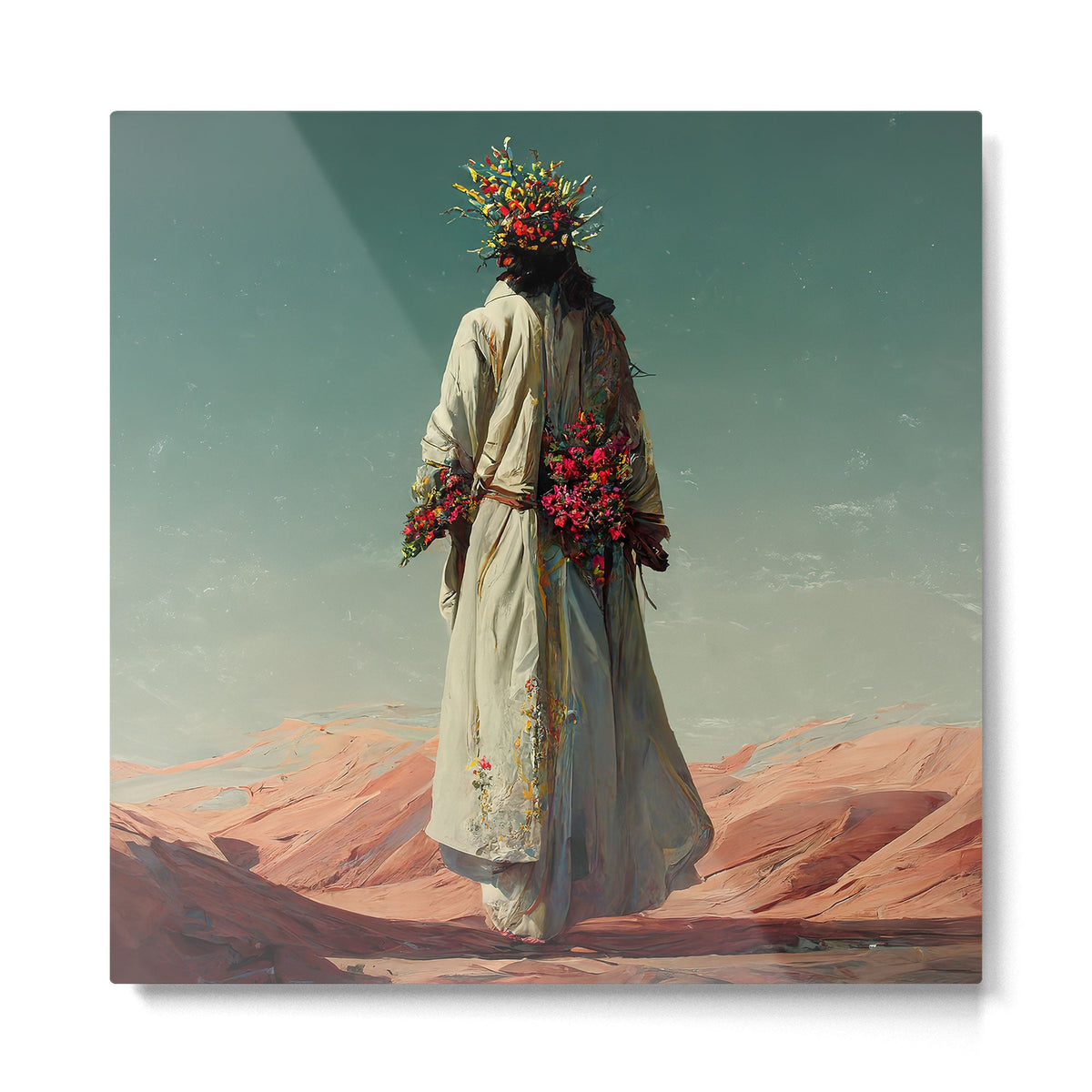 "Here He Comes" Metal Print