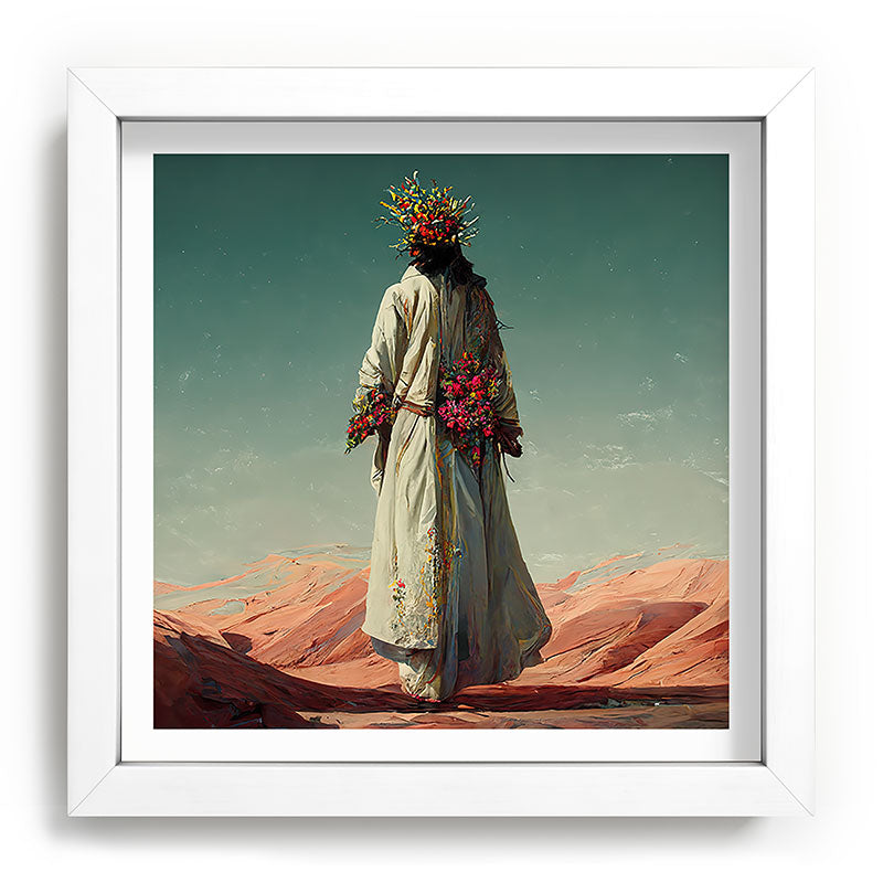 "Here He Comes" Framed Art Print
