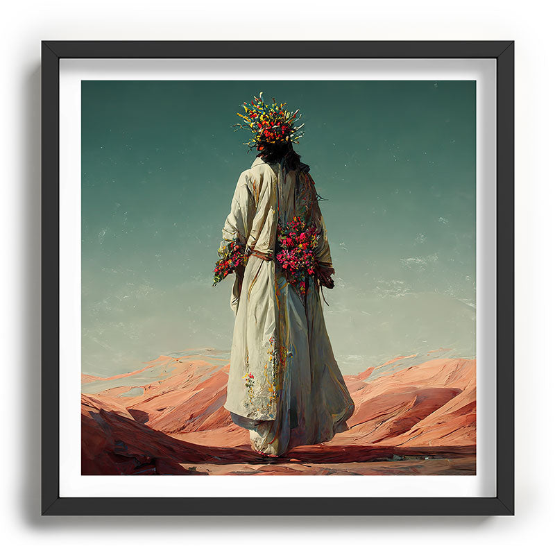 "Here He Comes" Framed Art Print