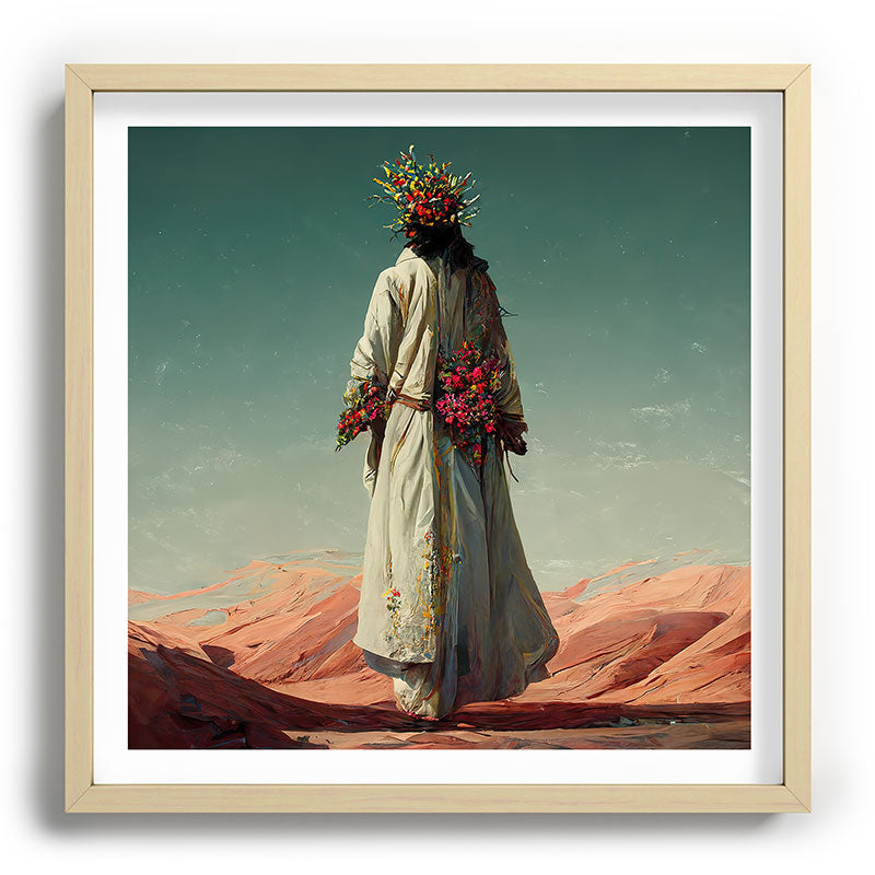 "Here He Comes" Framed Art Print