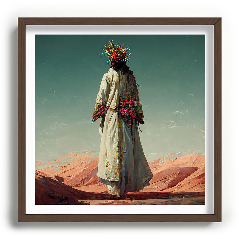 "Here He Comes" Framed Art Print