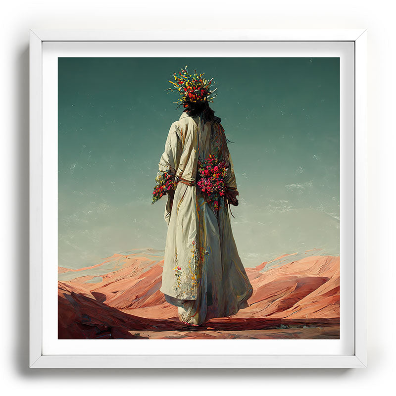 "Here He Comes" Framed Art Print