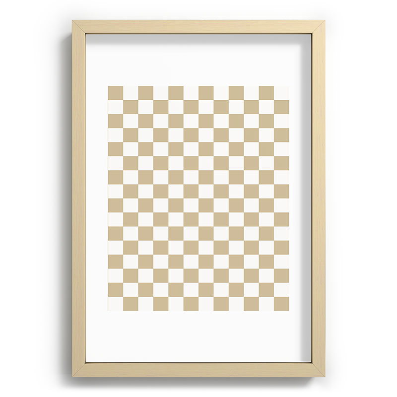 1989 Check Framed Art Print