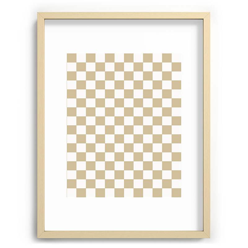 1989 Check Framed Art Print