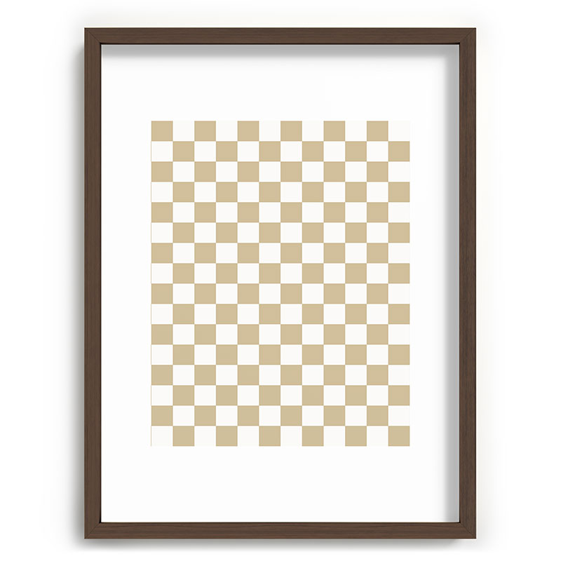 1989 Check Framed Art Print