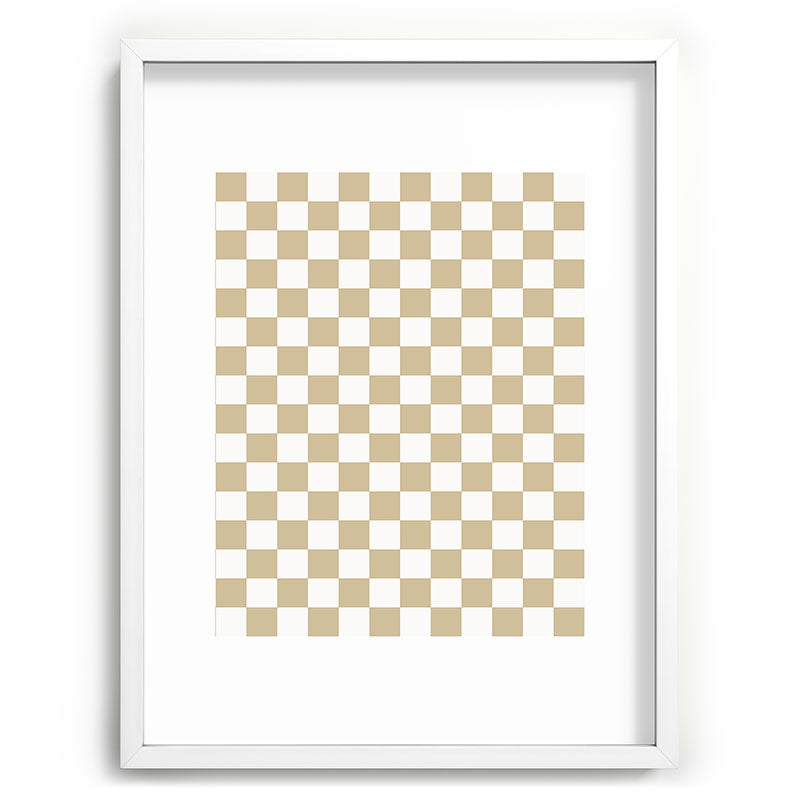 1989 Check Framed Art Print