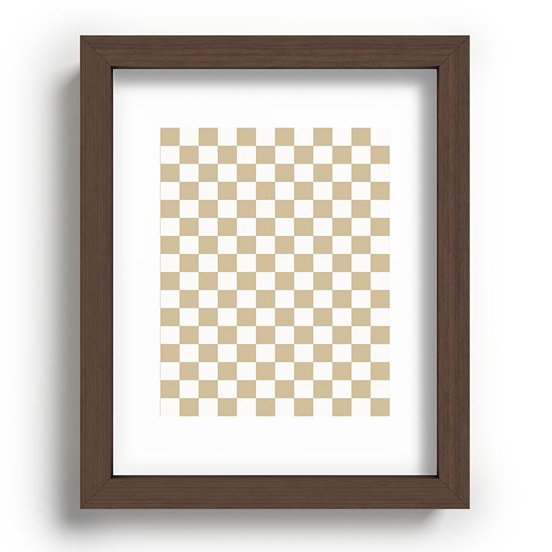 1989 Check Framed Art Print