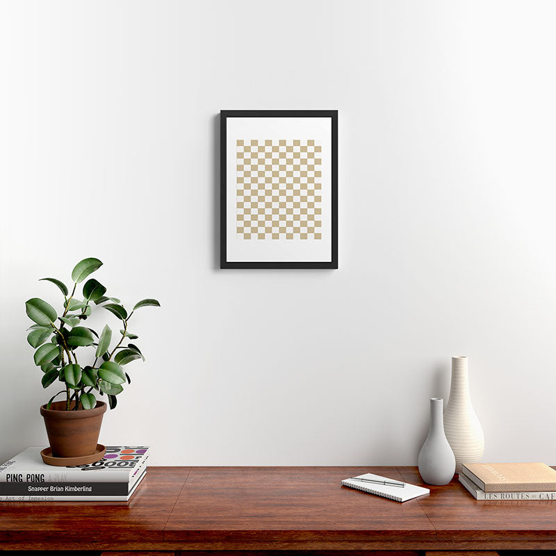 1989 Check Framed Art Print