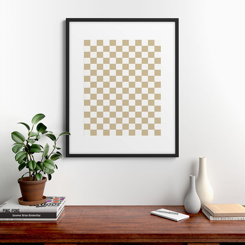 1989 Check Framed Art Print