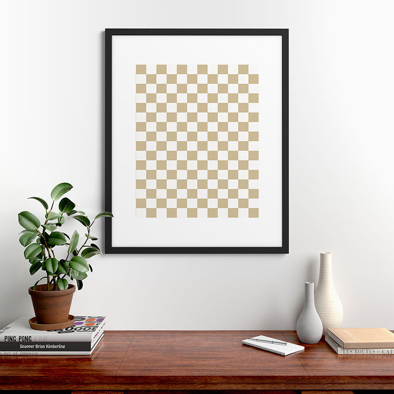 1989 Check Framed Art Print