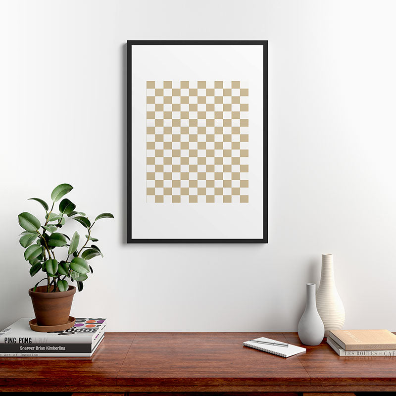1989 Check Framed Art Print