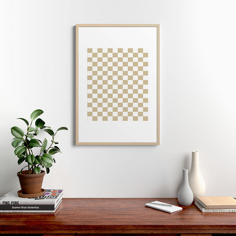1989 Check Framed Art Print
