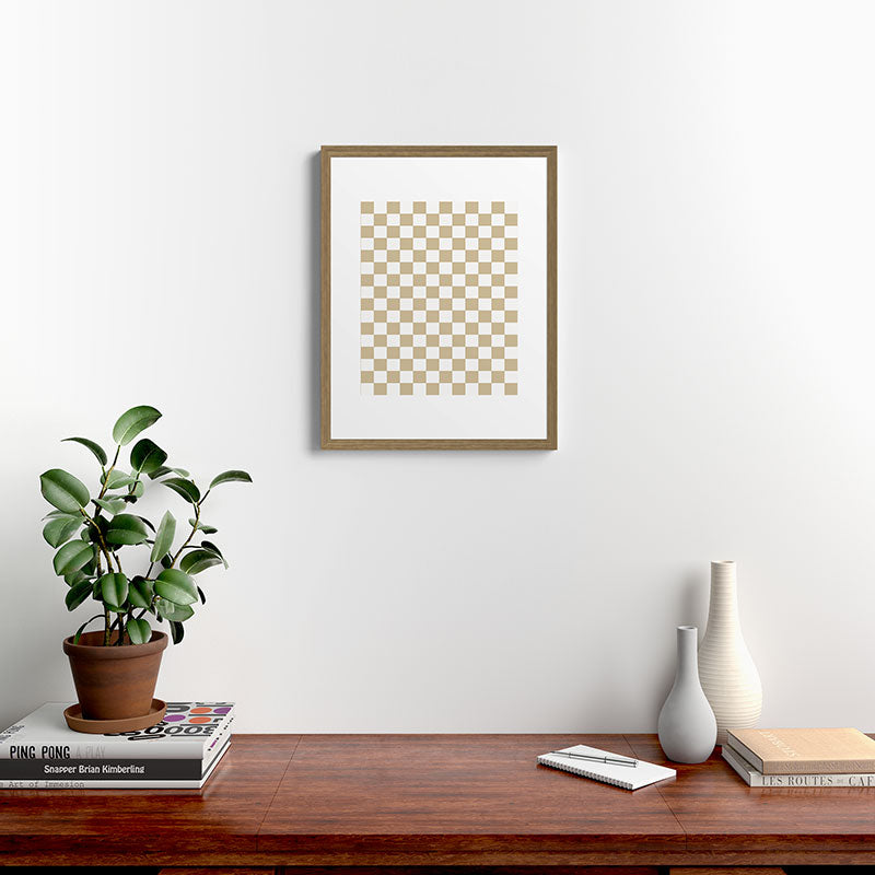 1989 Check Framed Art Print