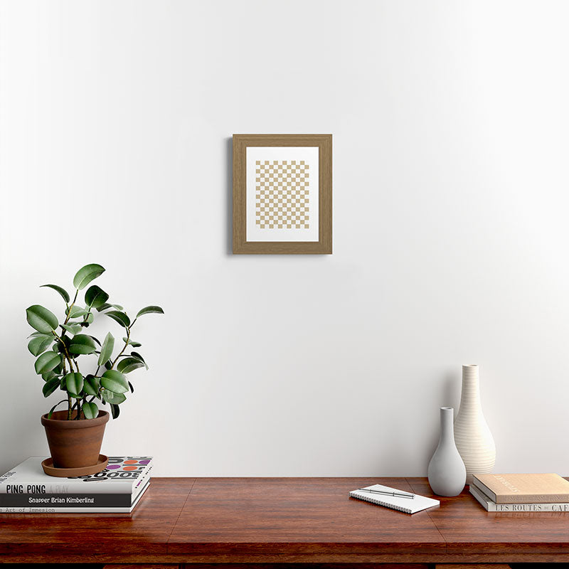 1989 Check Framed Art Print