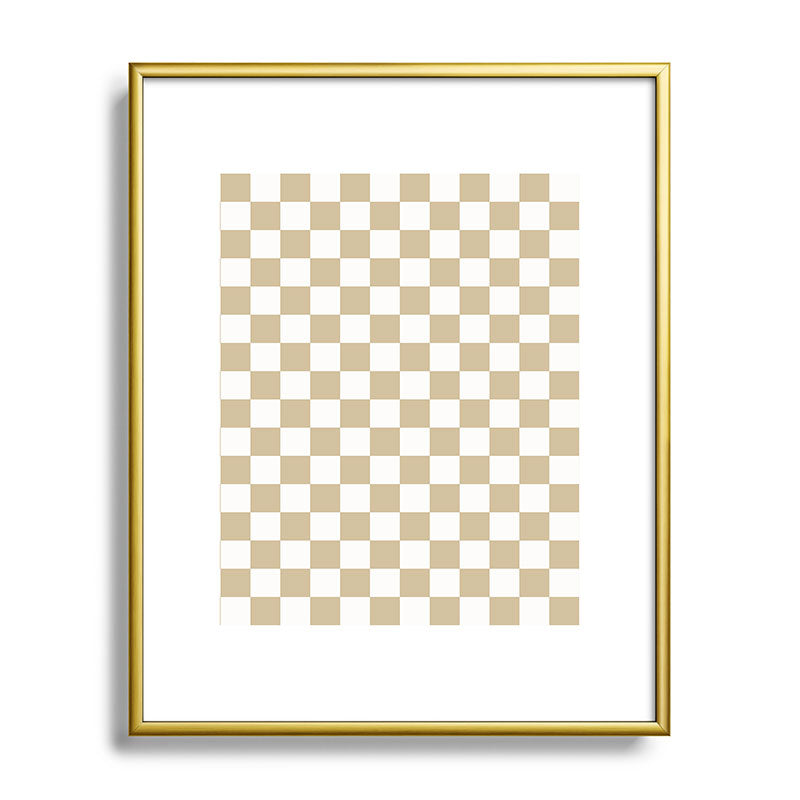 1989 Check Framed Art Print