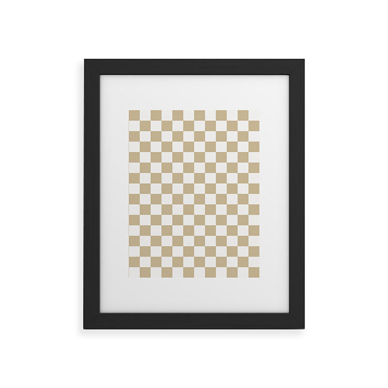 1989 Check Framed Art Print