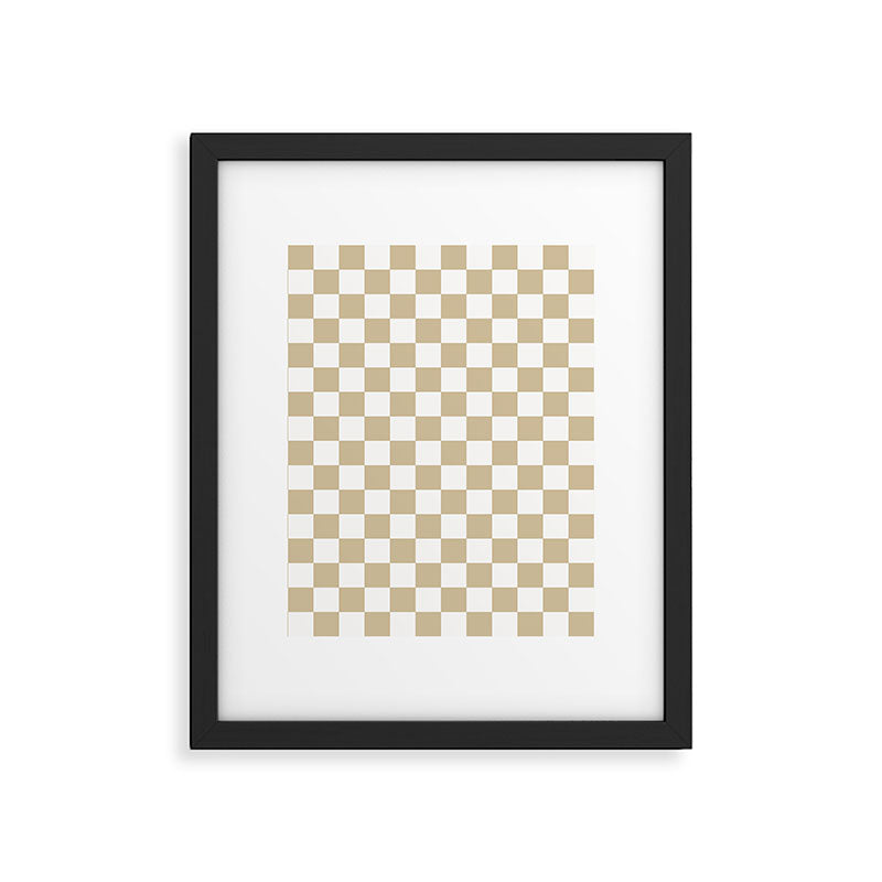 1989 Check Framed Art Print