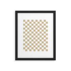 1989 Check Framed Art Print