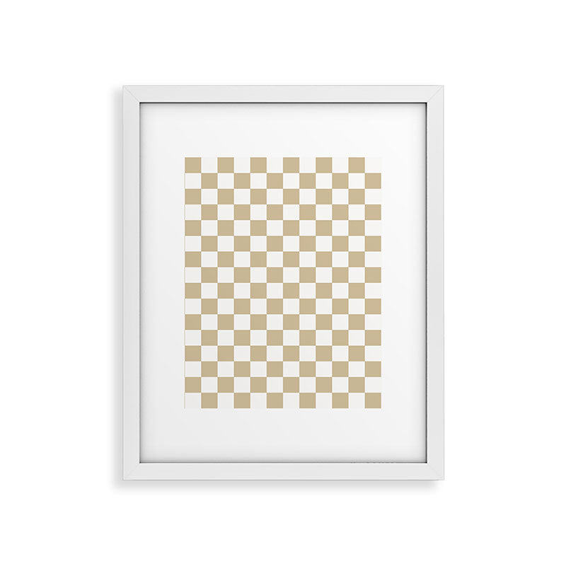 1989 Check Framed Art Print