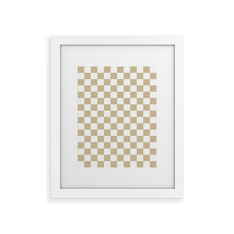 1989 Check Framed Art Print