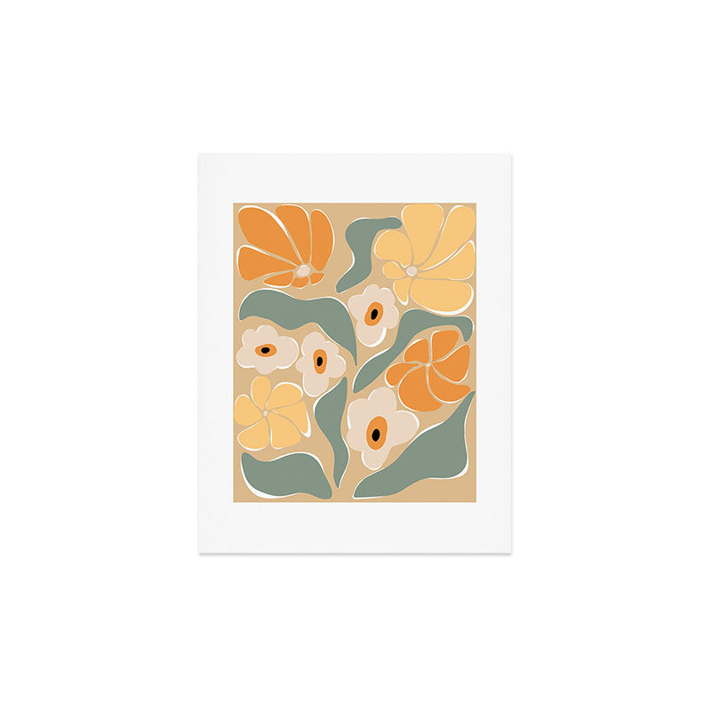 70s california flower market Art Print