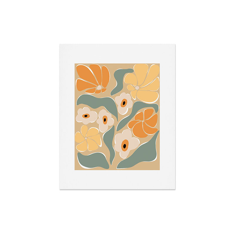 70s california flower market Art Print
