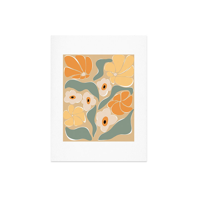 70s california flower market Art Print