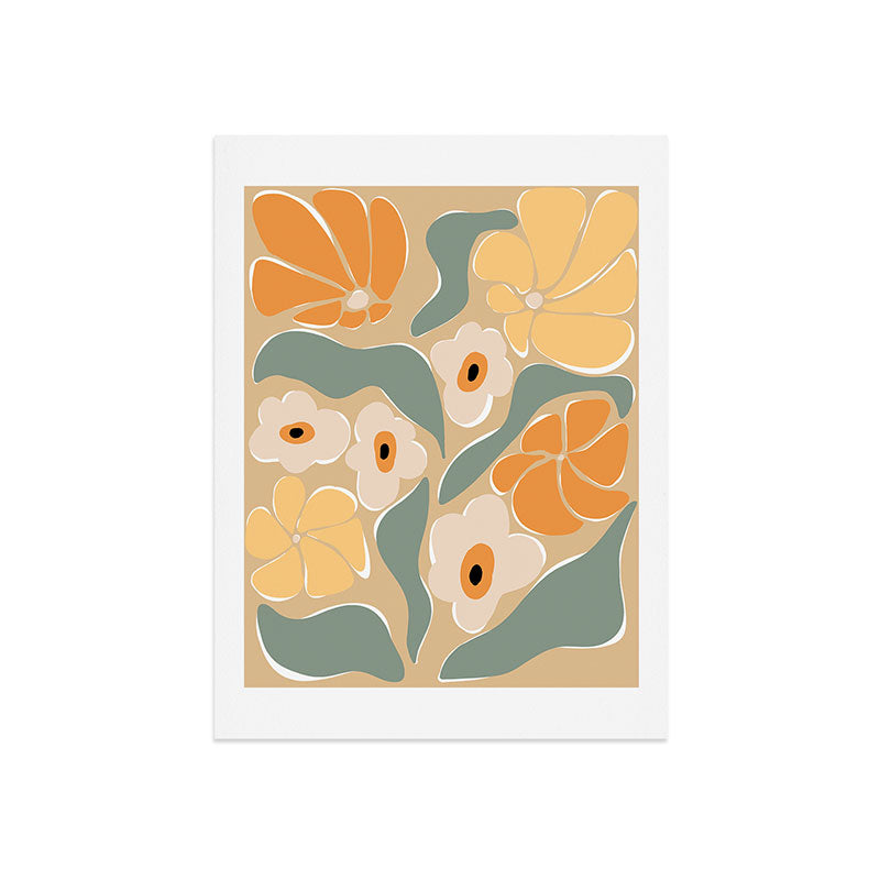 70s california flower market Art Print