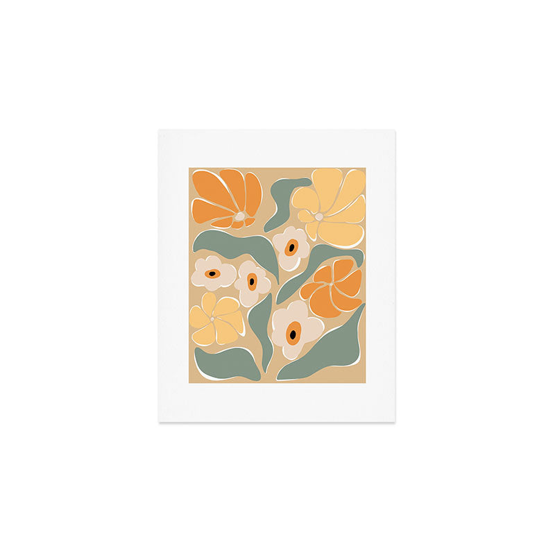 70s california flower market Art Print