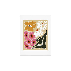 70's Retro garden   Art Print