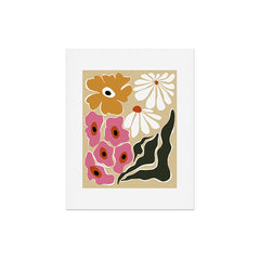 70's Retro garden   Art Print