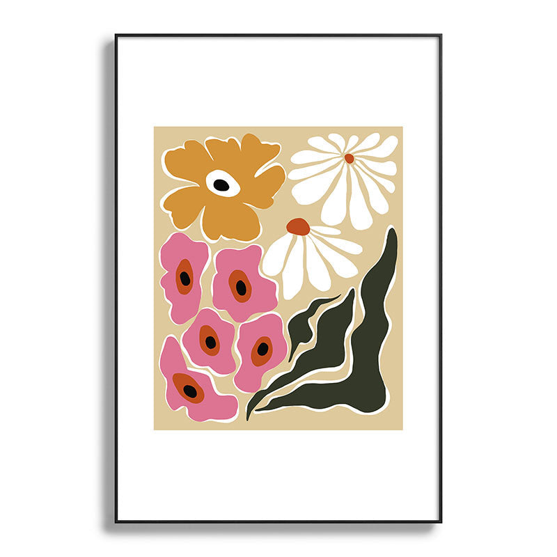 70's Retro garden   Framed Art Print