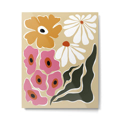70's Retro garden   Metal Print