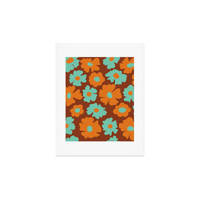 70's Retro print Art Print