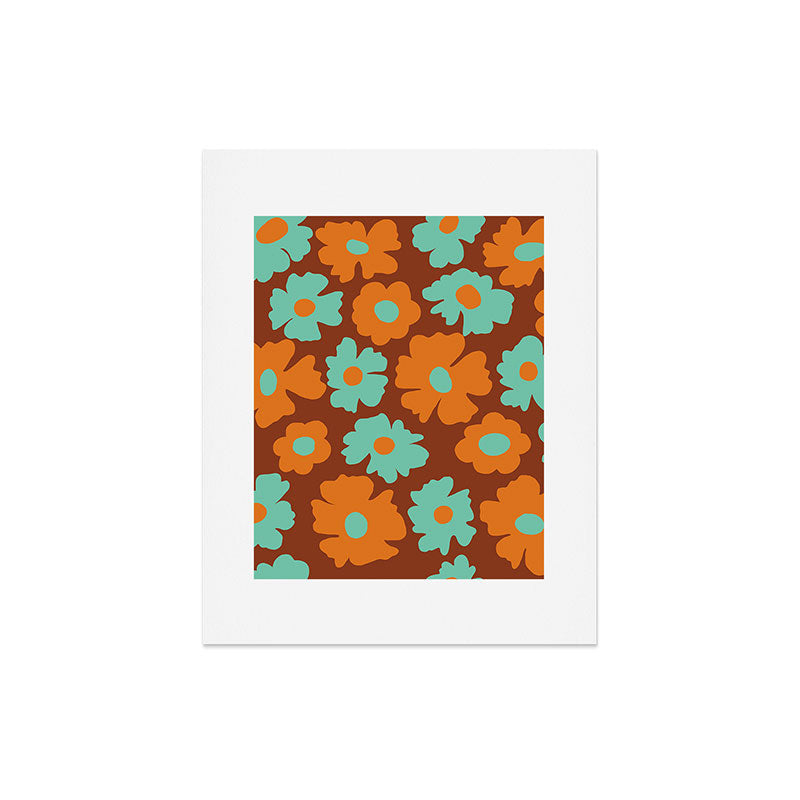 70's Retro print Art Print
