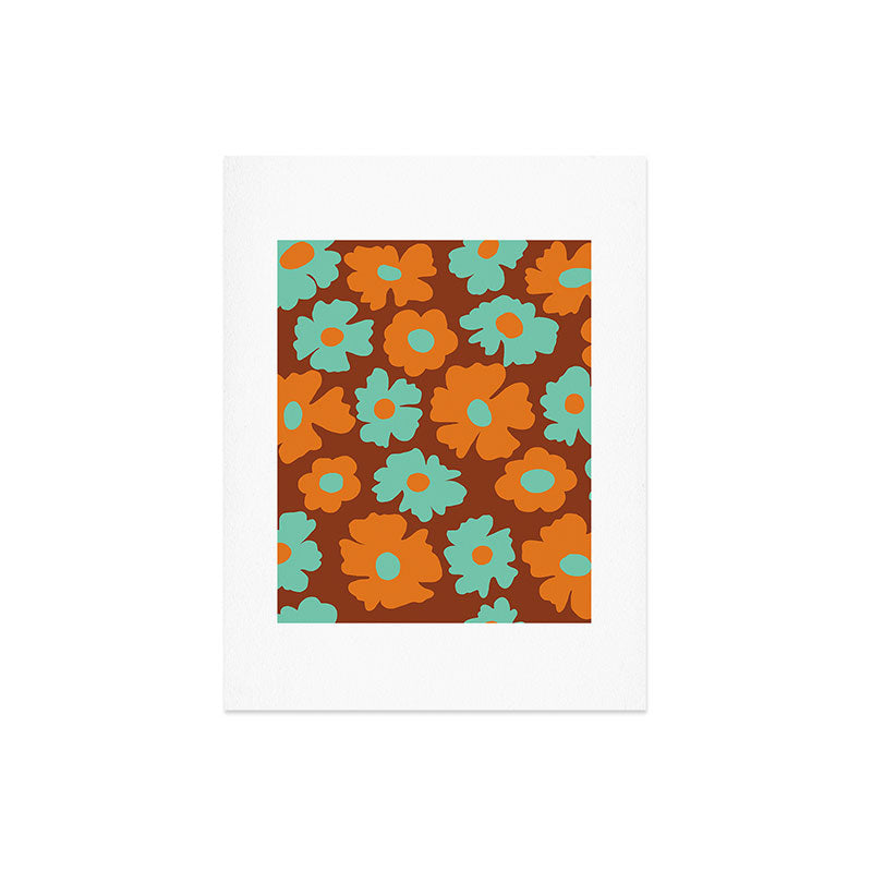 70's Retro print Art Print