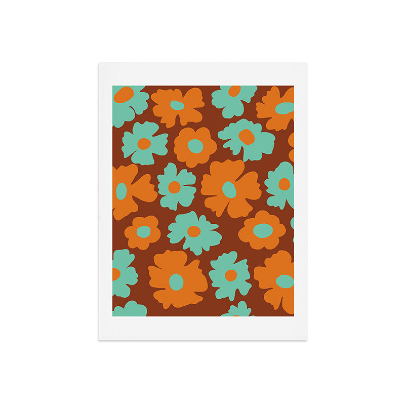 70's Retro print Art Print