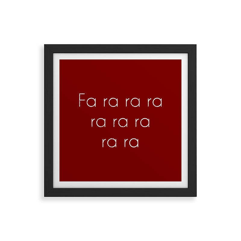 A Christmas Story Fa ra ra Deck the Halls Christmas Carol Framed Art Print