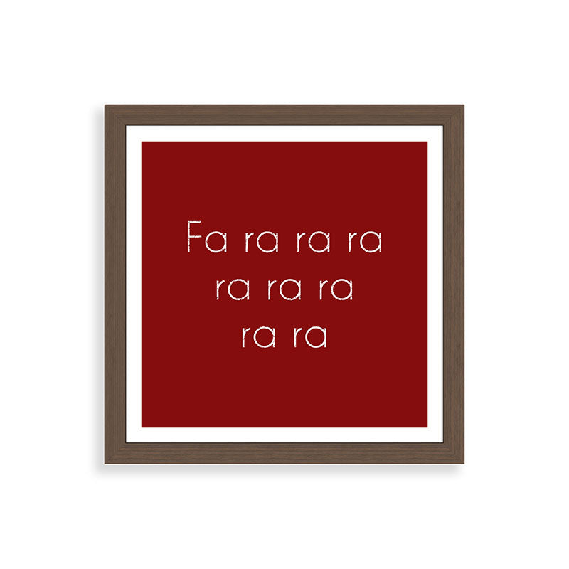A Christmas Story Fa ra ra Deck the Halls Christmas Carol Framed Art Print