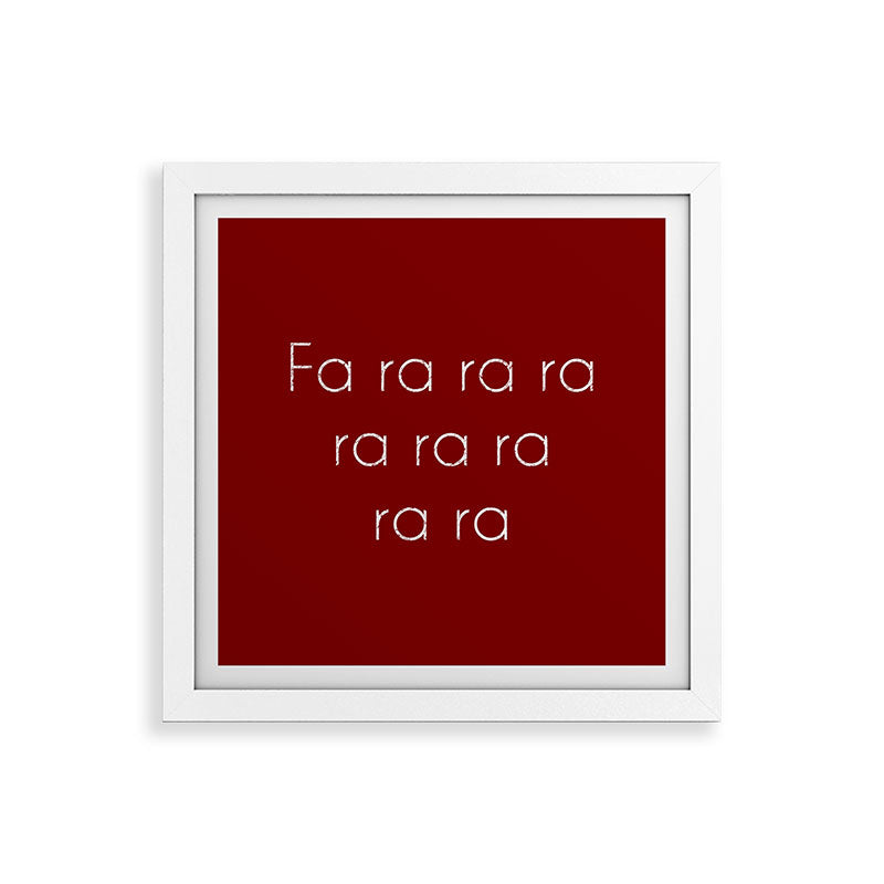 A Christmas Story Fa ra ra Deck the Halls Christmas Carol Framed Art Print