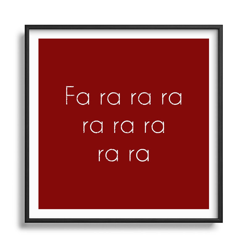 A Christmas Story Fa ra ra Deck the Halls Christmas Carol Framed Art Print