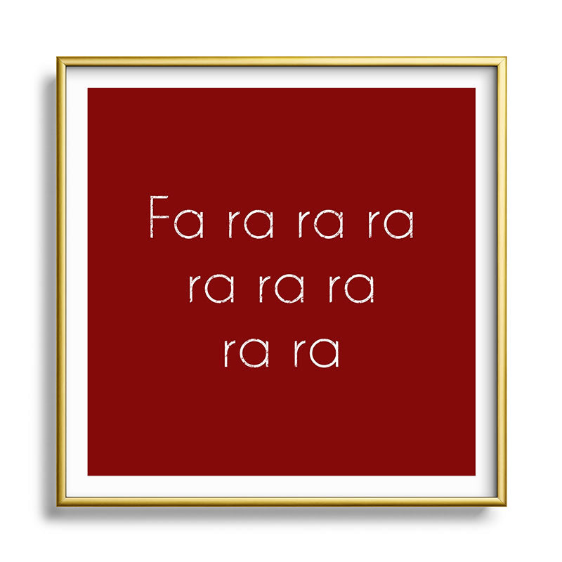 A Christmas Story Fa ra ra Deck the Halls Christmas Carol Framed Art Print