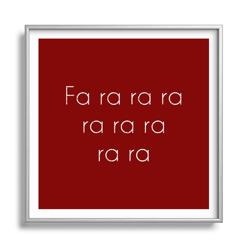 A Christmas Story Fa ra ra Deck the Halls Christmas Carol Framed Art Print