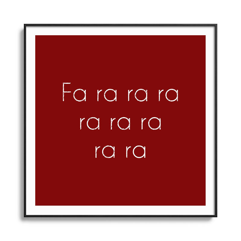 A Christmas Story Fa ra ra Deck the Halls Christmas Carol Framed Art Print